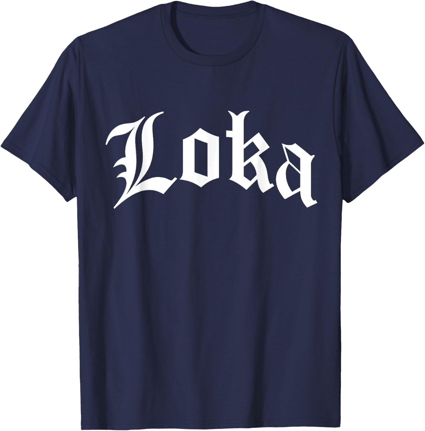 Loka Chola Chicana Mexican American Pride Hispanic Latino T-Shirt - T-Shirt | Navy