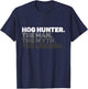 Hog Hunting Vintage Boar Feral Hogs Wild Hog Pig Hunter Pig T-Shirt - T-Shirt | Navy