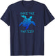 Save the Turtles, Classic Tribal Turtle Sea Turtle T-Shirt - T-Shirt | Navy