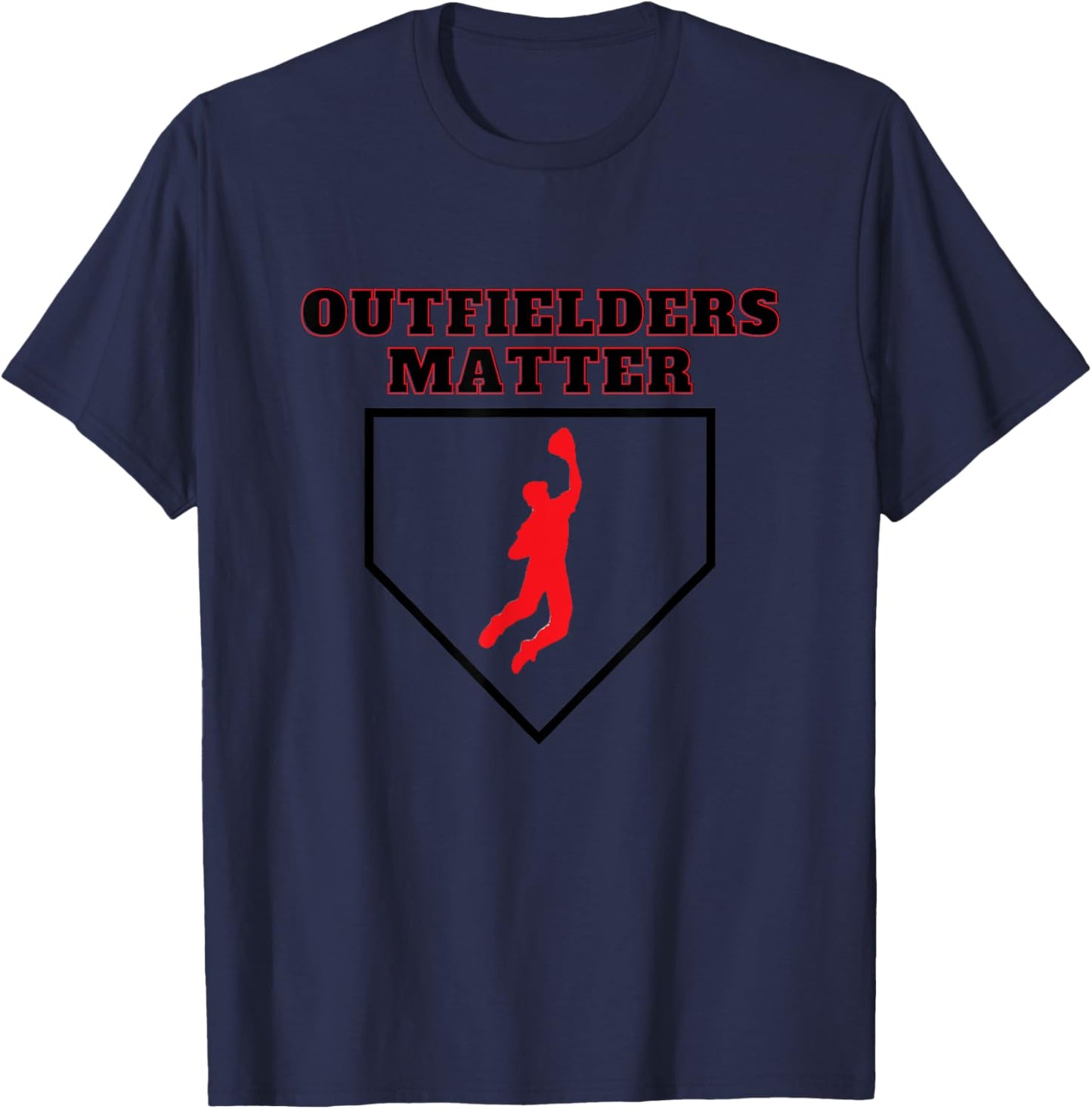 Outfielders Matter T-Shirt - T-Shirt | Navy