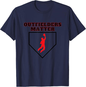 Outfielders Matter T-Shirt - T-Shirt | Navy