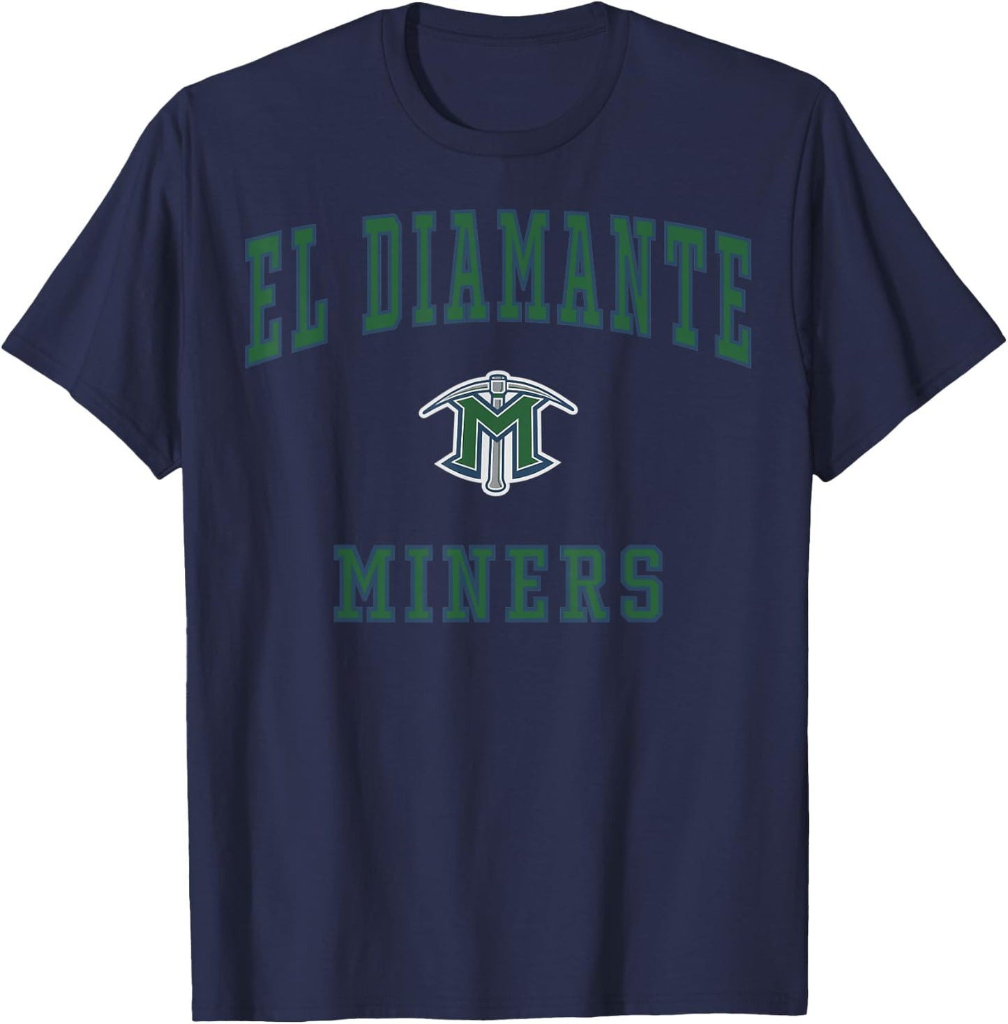 El Diamante High School Miners C1 T-Shirt - T-Shirt | Navy