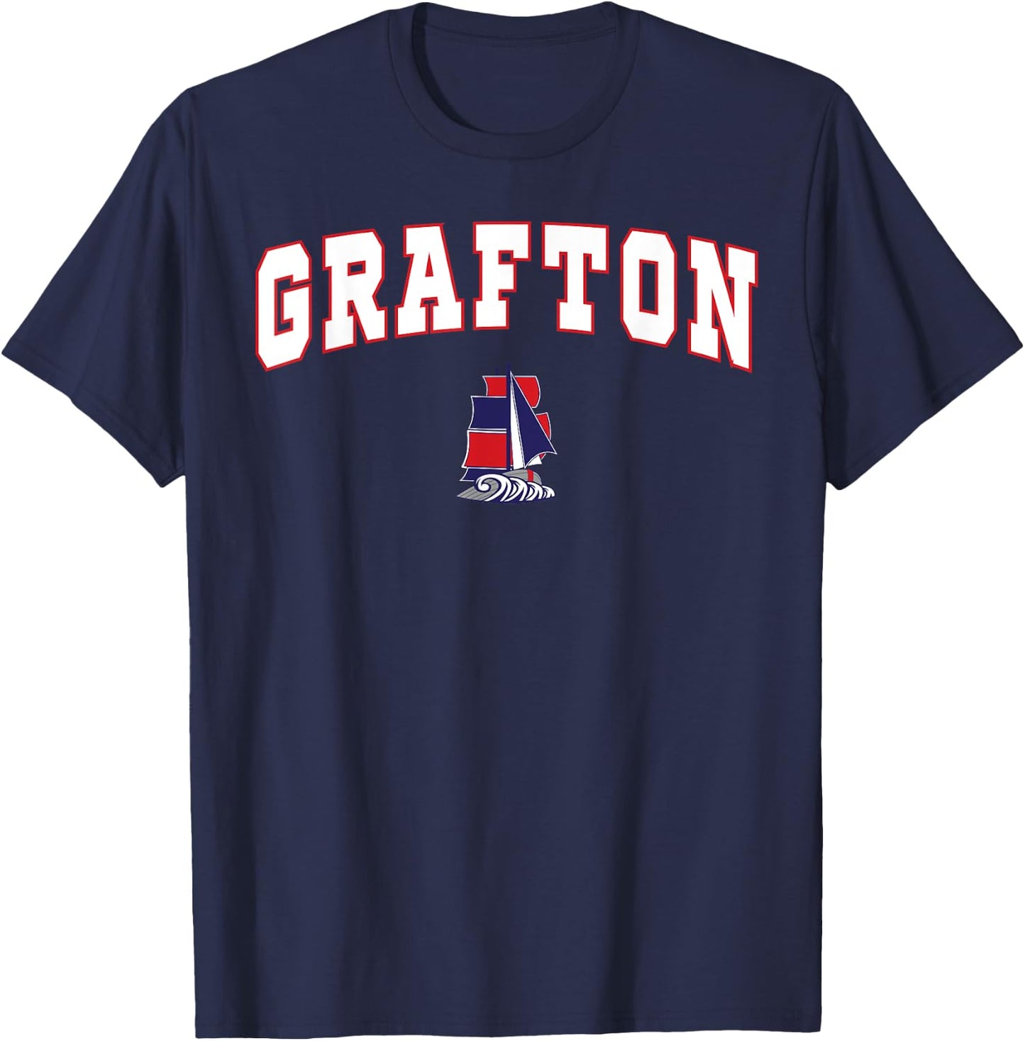 Grafton High School Clippers T-Shirt - T-Shirt | Navy