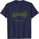 Adirondack High Peak hiking, camping outdoor nature ADK T-Shirt - T-Shirt | Navy