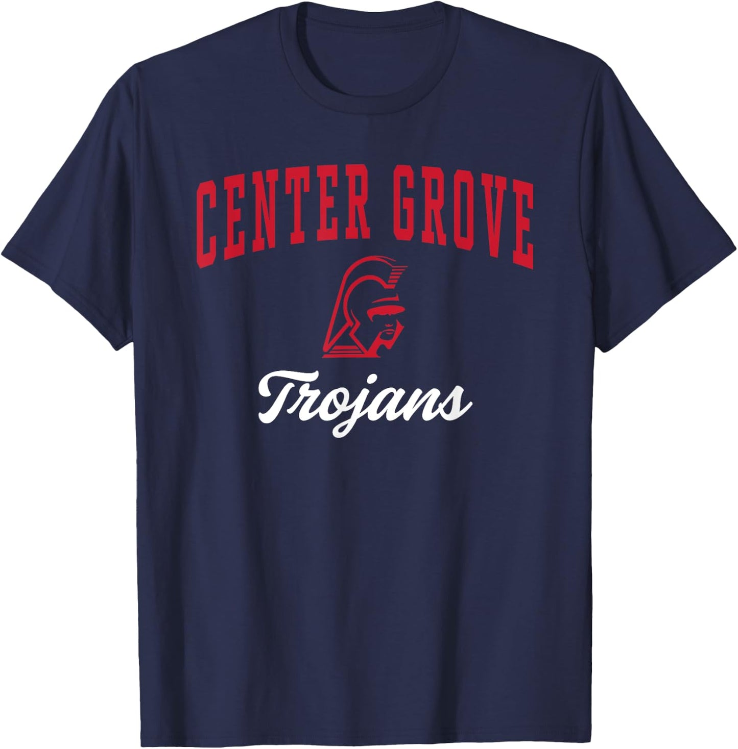 Center Grove High School Trojans C7 T-Shirt - T-Shirt | Navy