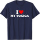 I Love My Toxica I Heart My Toxica T-Shirt - T-Shirt | Navy