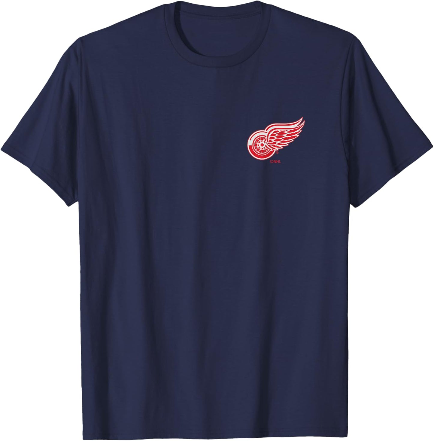 Detroit Red Wings Support White Officially Licensed T-Shirt - T-Shirt | Navy