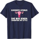 Hysterectomy Goodbye Uterus Surgery Removal Survivor T-Shirt - T-Shirt | Navy