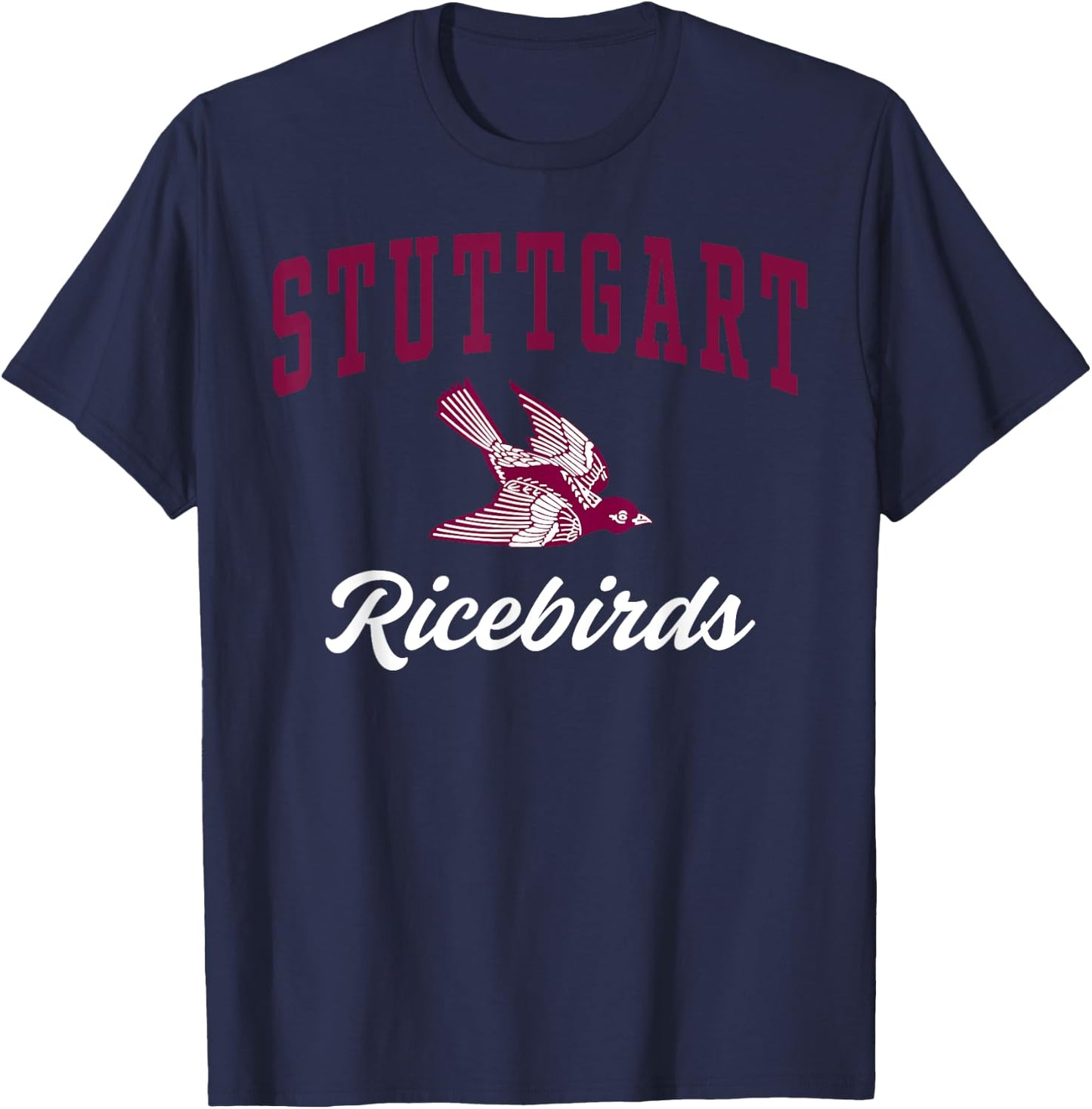 Stuttgart High School Ricebirds C3 T-Shirt - T-Shirt | Navy