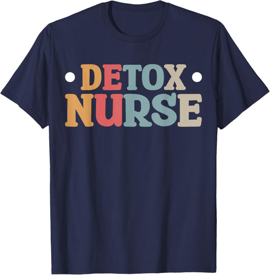 Detox Nurse T-Shirt - T-Shirt | Navy