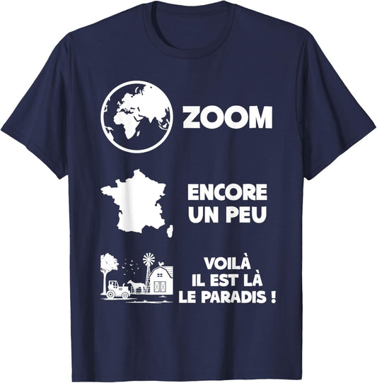 Humour Farm Farm Countryside Nature Rural T-Shirt - T-Shirt | Navy