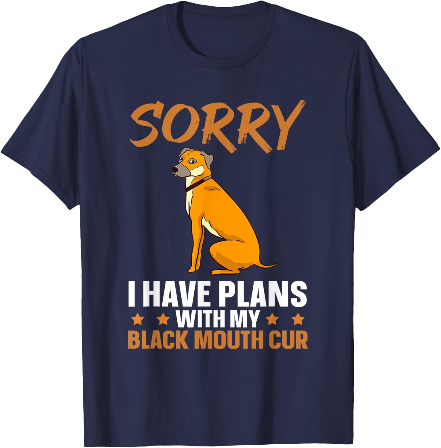 Black Mouth Cur Dog Puppies Owner Training T-Shirt - T-Shirt | Navy