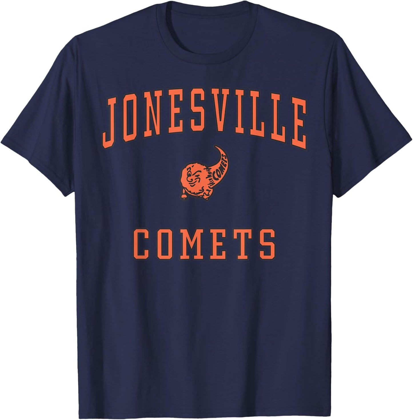 Jonesville High School Comets T-Shirt - T-Shirt | Navy