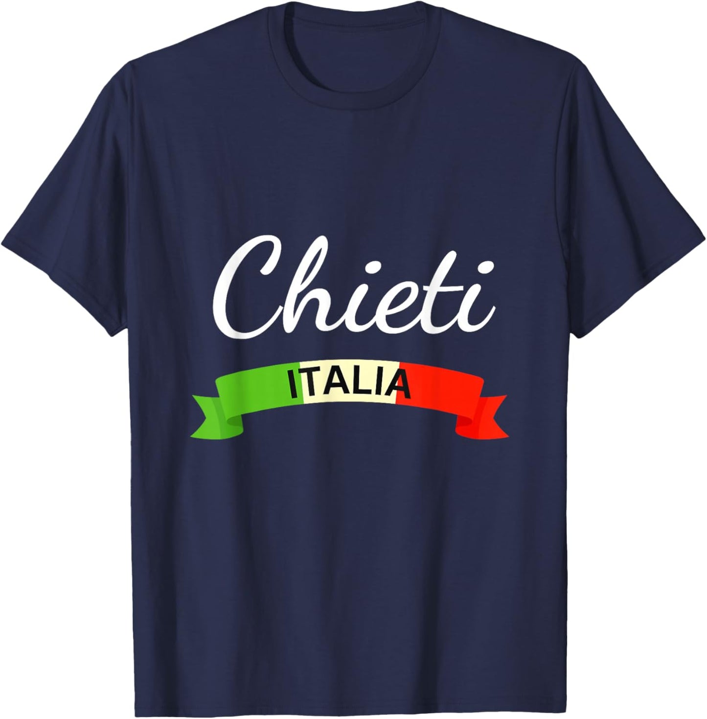 Chieti Italy Flag Italia Souvenir Matching Italian T-Shirt - T-Shirt | Navy