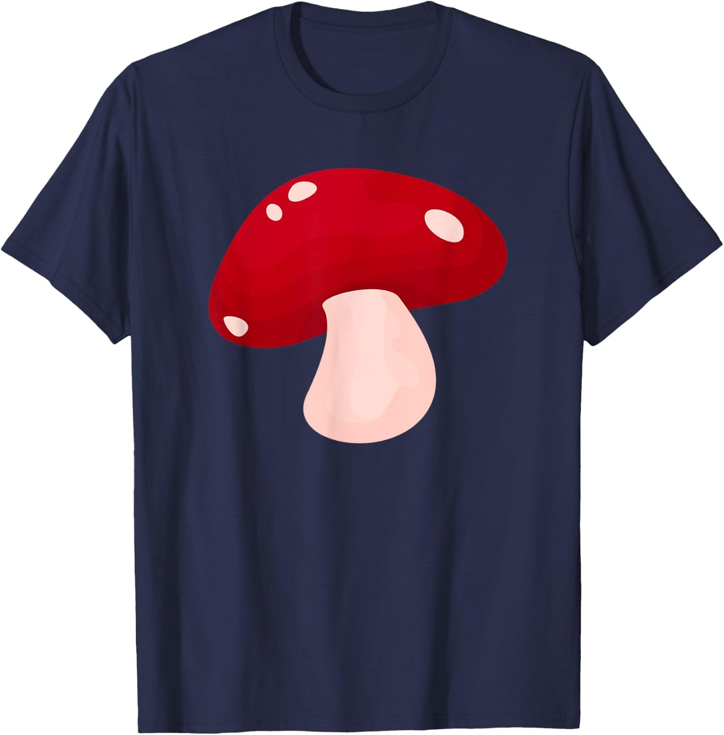Mycology Fungi Foraging Mushroom Whisperer Red Shroom T-Shirt - T-Shirt | Navy