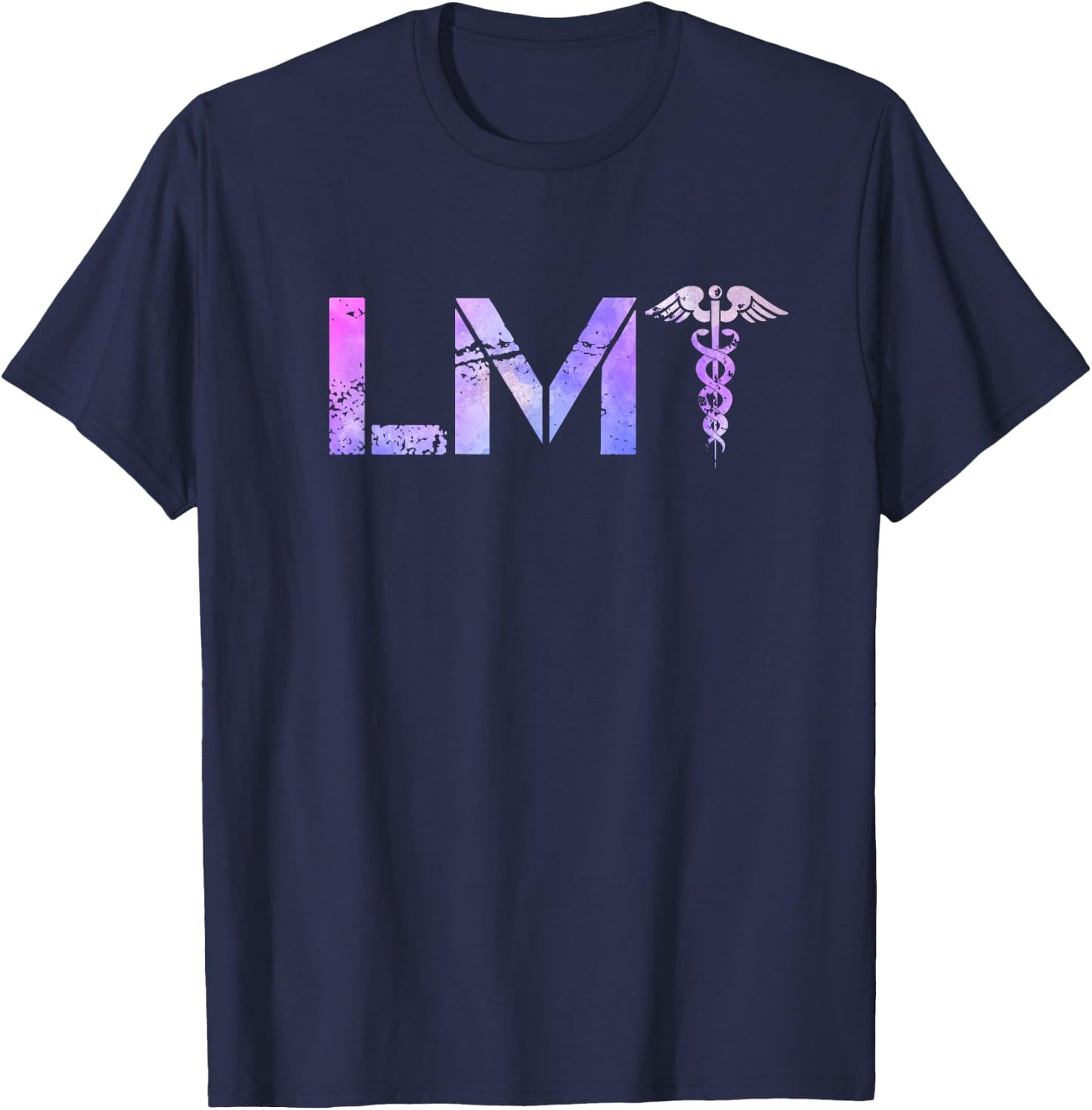 Stylish LMT Gift, Licensed Massage Therapist T-Shirt - T-Shirt | Navy