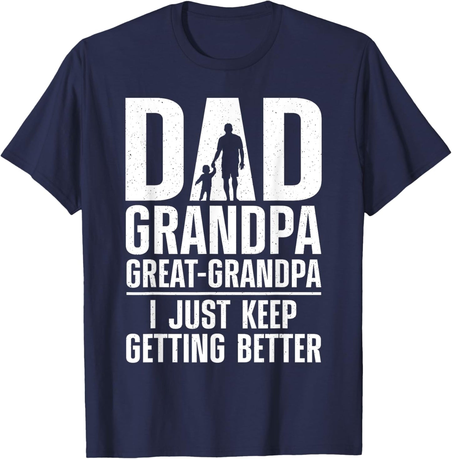 Cool Great Grandpa Art For Grandpa Men Great Grandfather T-Shirt - T-Shirt | Navy
