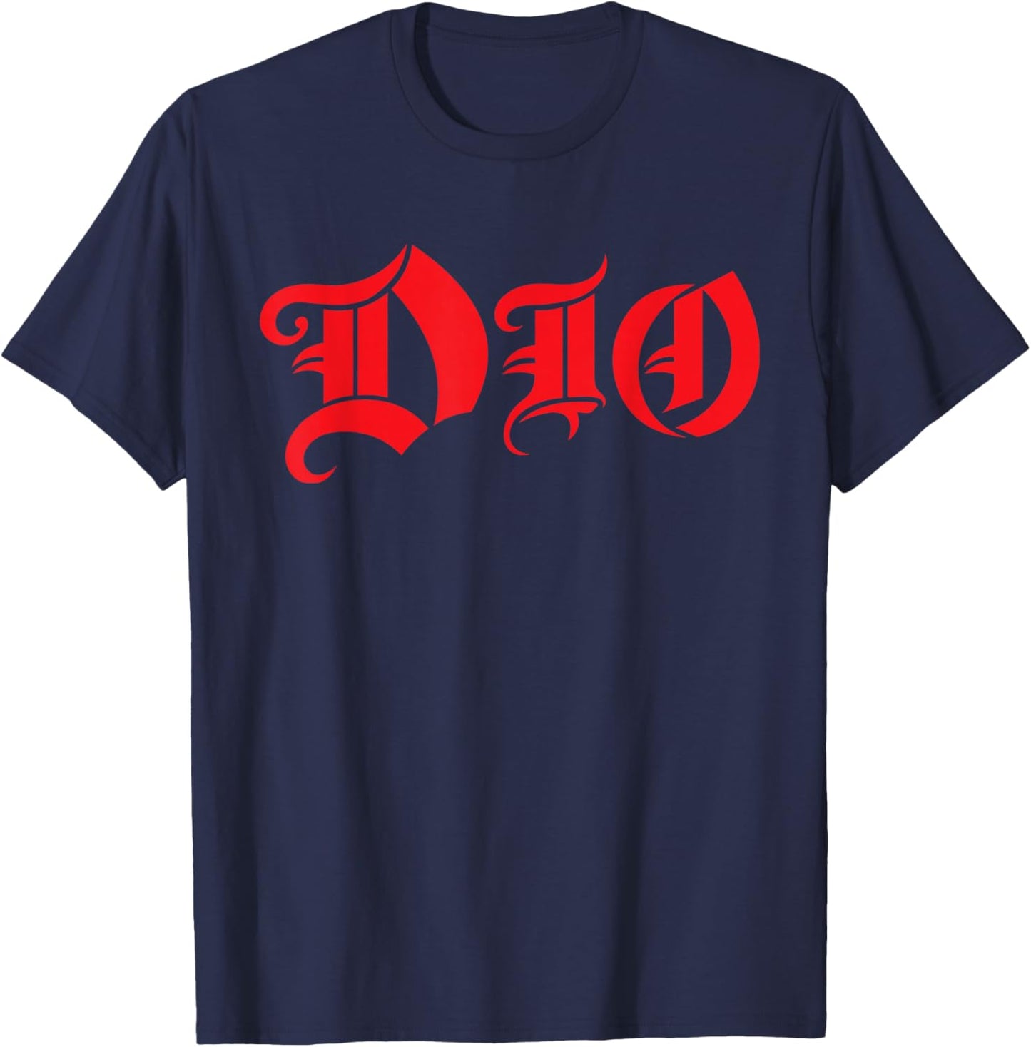 Dio – Classic Logo Black T-Shirt - T-Shirt | Navy