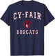 Cy-Fair High School Bobcats C1 T-Shirt - T-Shirt | Navy