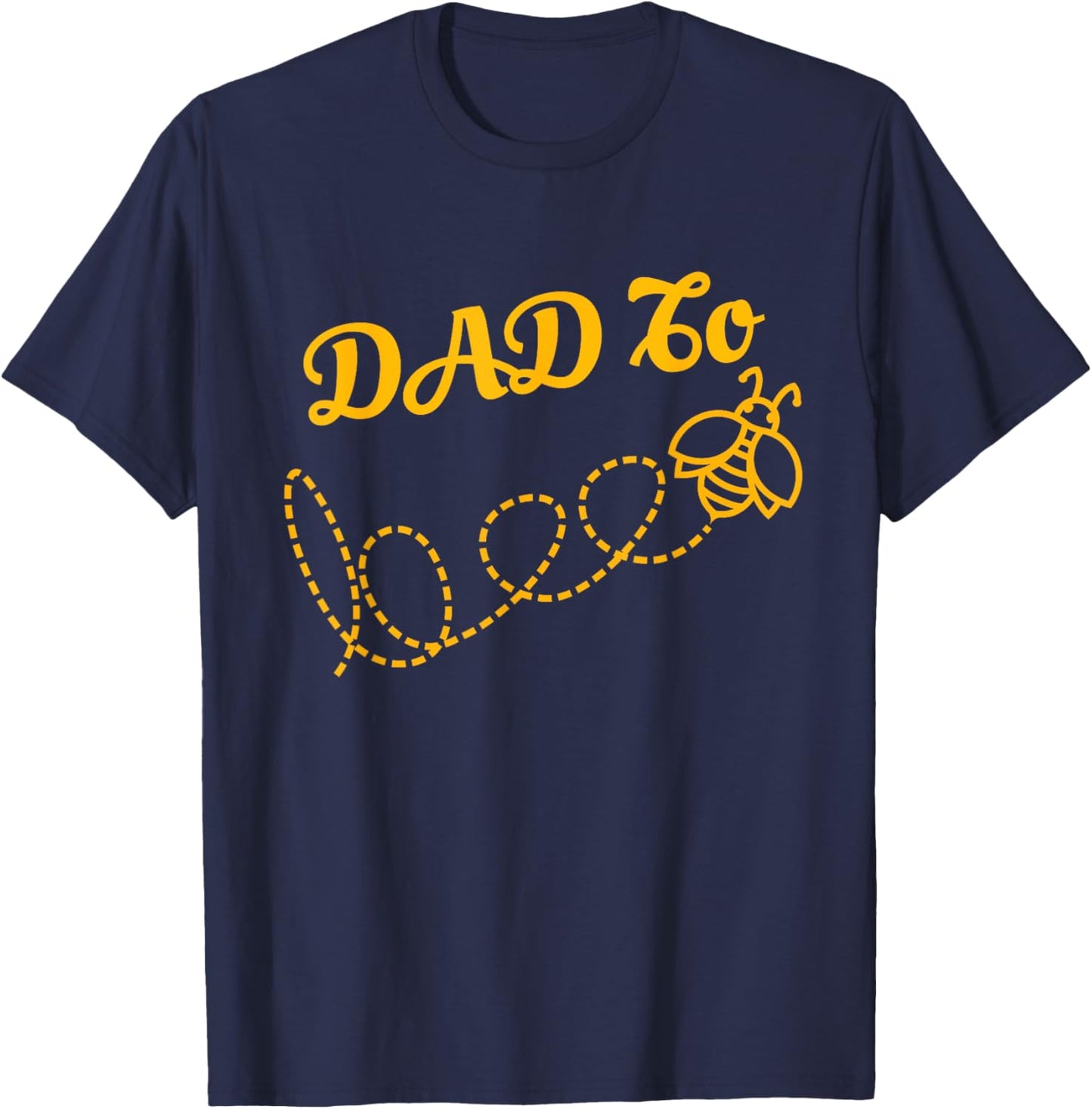 Dad to Bee Pregnant Honeybee Bee Keeping Bee Keeper T-Shirt - T-Shirt | Navy
