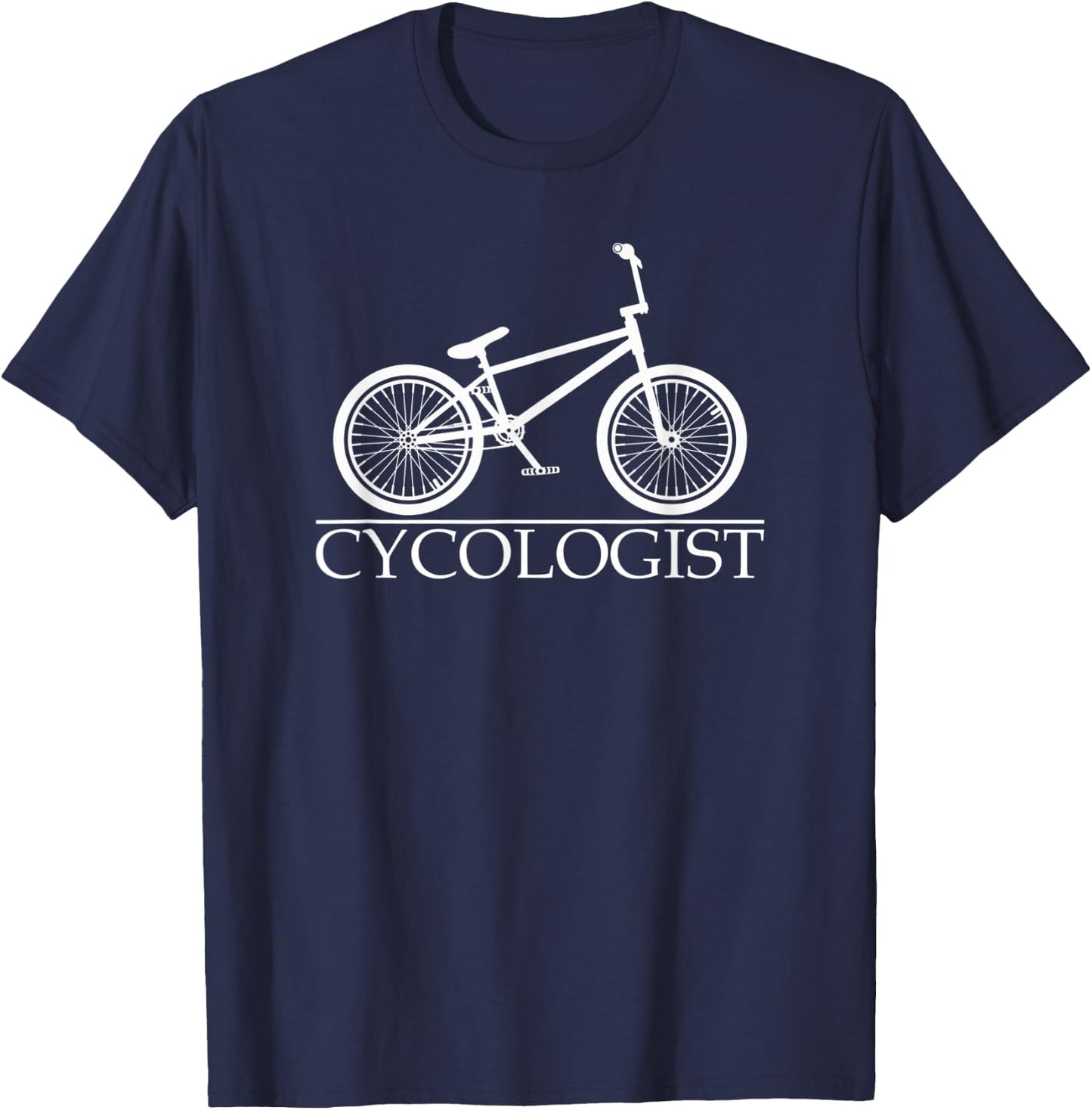 Cycologist BMX Bike Riding T-Shirt - T-Shirt | Navy