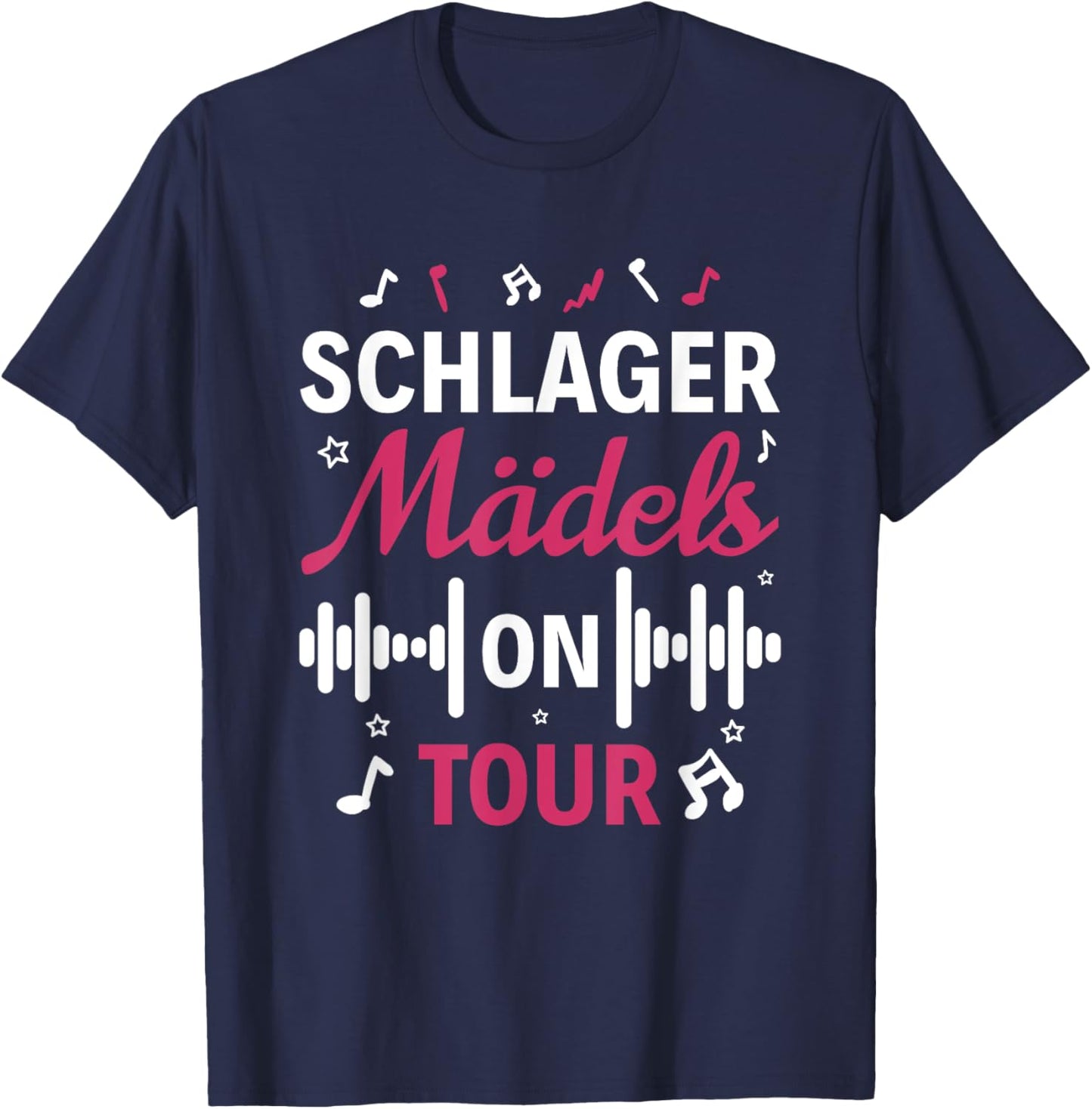 Deutscher Schlager Mädels On Tour T-Shirt - T-Shirt | Navy
