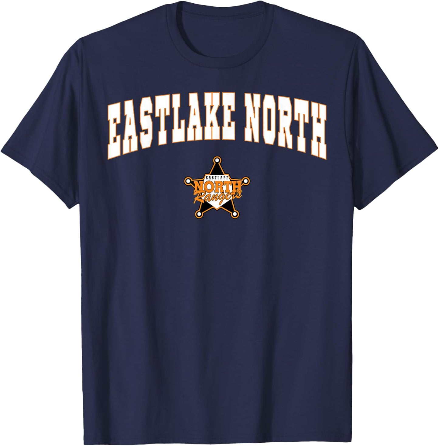 Eastlake North High School Rangers C2 T-Shirt - T-Shirt | Navy