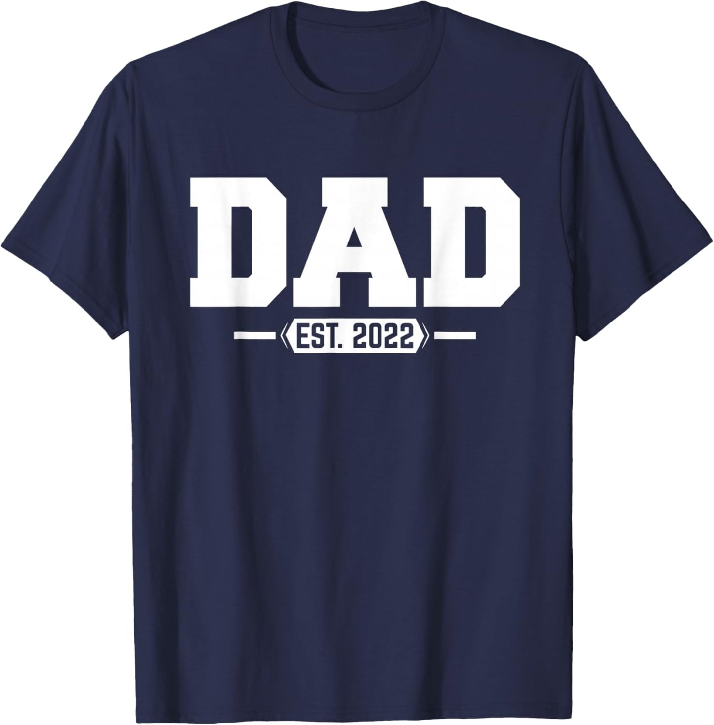 Dad 2022 Dad Established 2022 T-Shirt - T-Shirt | Navy