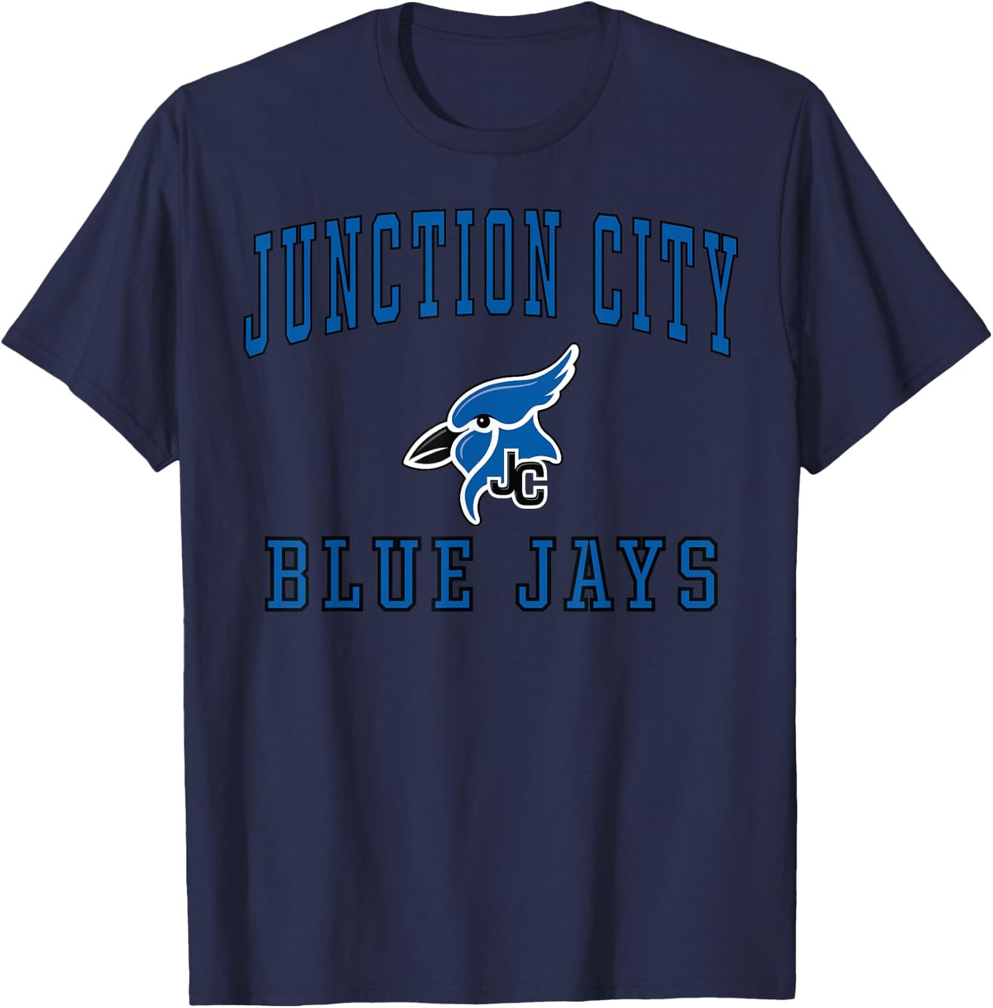 Junction City High School Blue Jays C1 T-Shirt - T-Shirt | Navy
