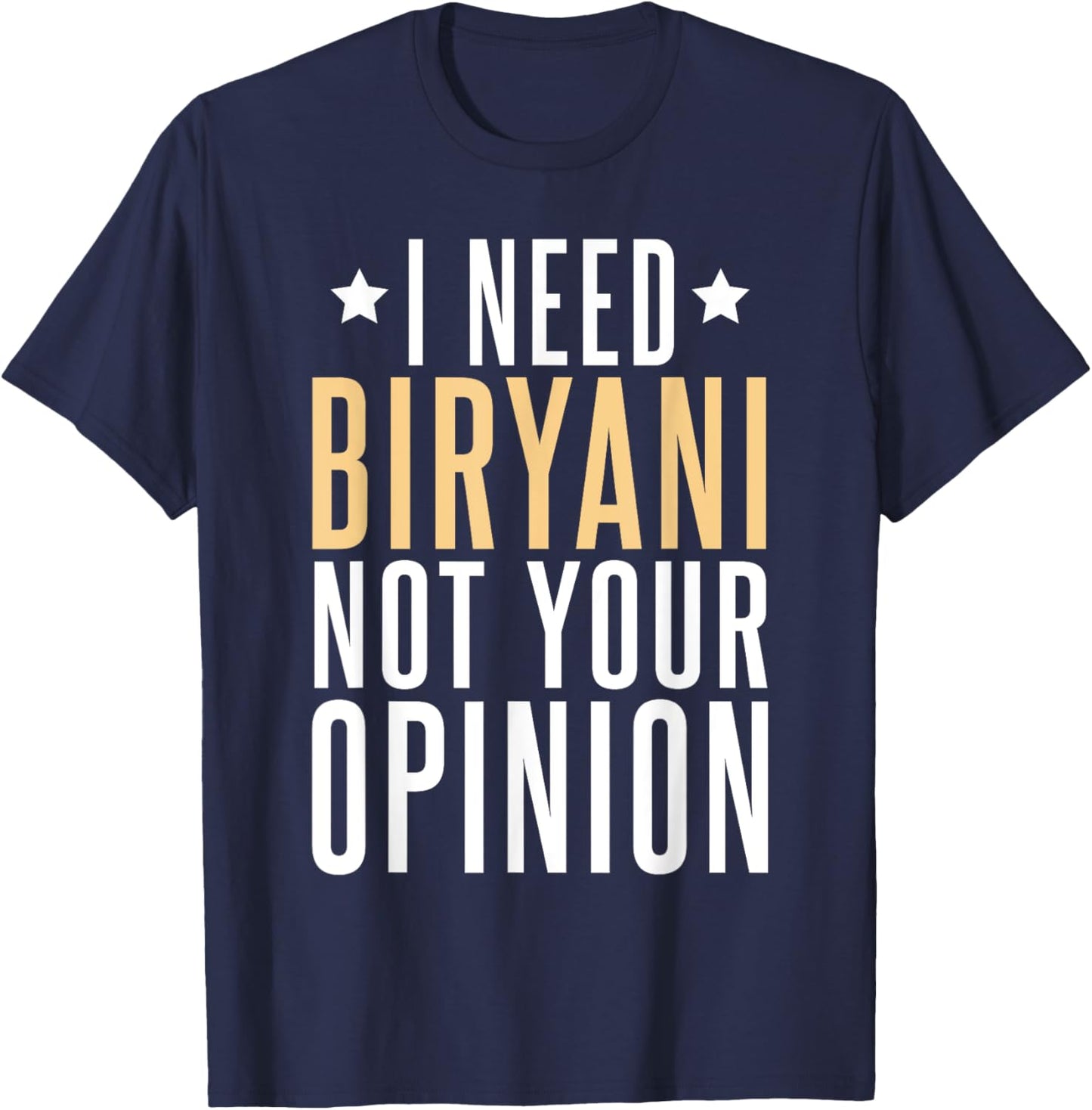 Chicken Biryani Masala Indian Desi Food Funny Biryani T-Shirt - T-Shirt | Navy