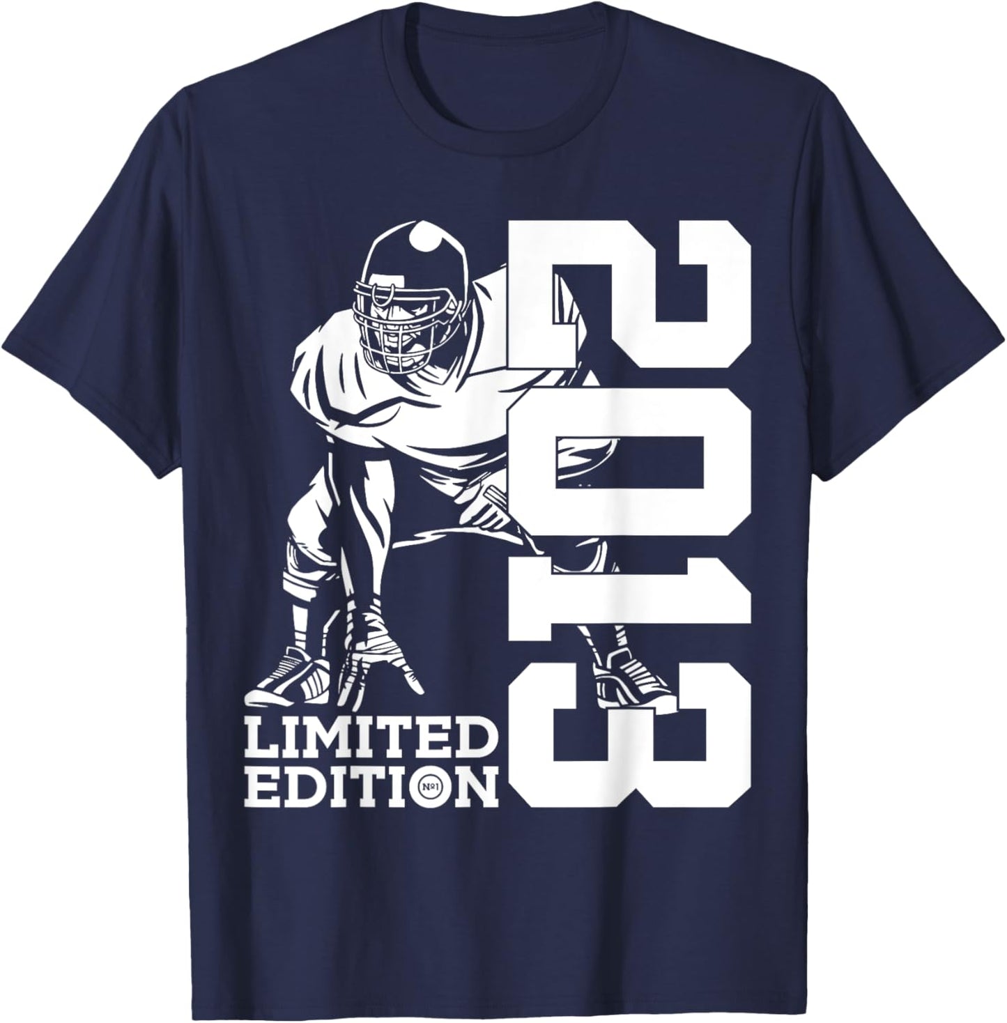 JAHRGANG 2013 OUTFIT ZUM 12. GEBURTSTAG 12th Birthday American Football Themed Kids , Black, Small T-Shirt - T-Shirt | Navy