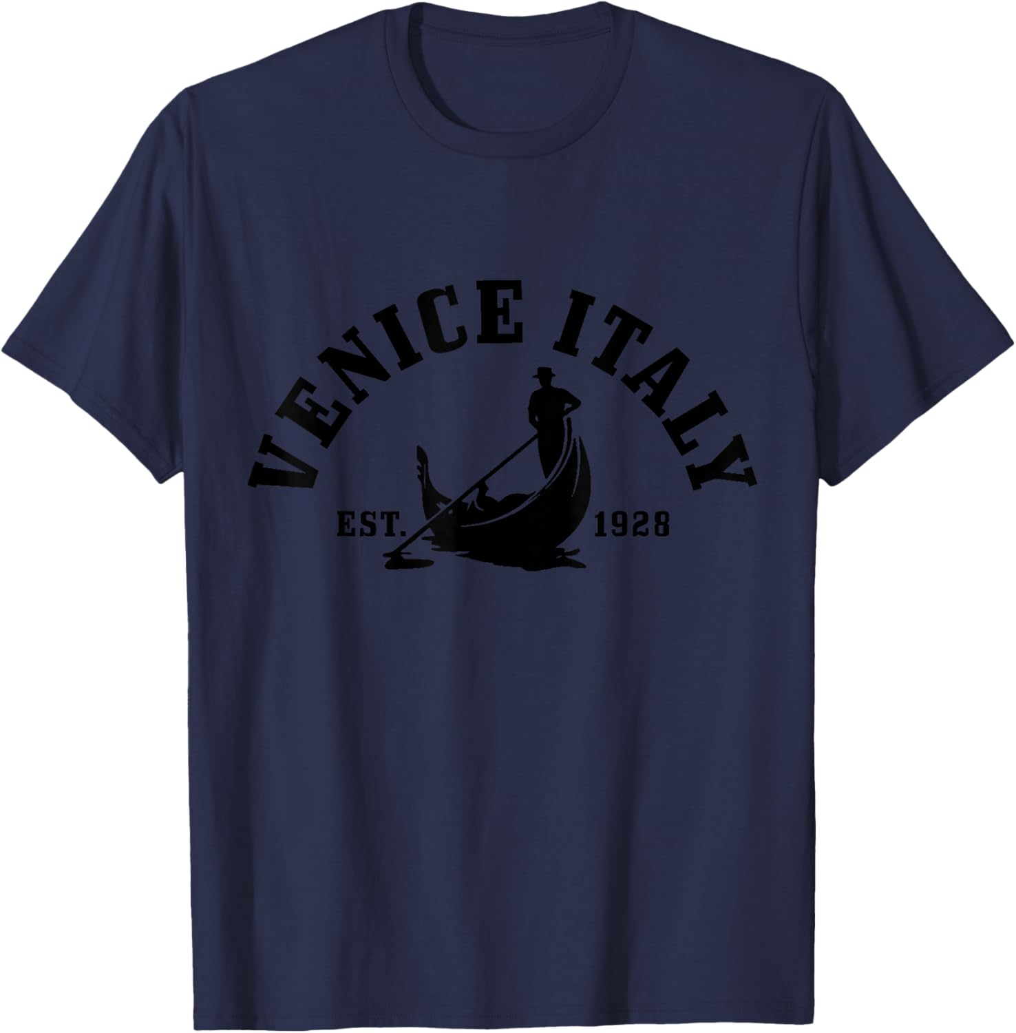Venice Italy Venezia Italia Vintage Souvenir Italian T-Shirt - T-Shirt | Navy