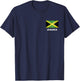 Jamaica Flag Jersey | Jamaican T-Shirt - T-Shirt | Navy