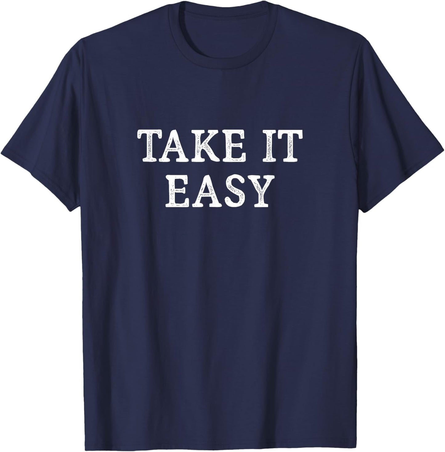 Take It Easy - Vintage Style T-Shirt - T-Shirt | Navy