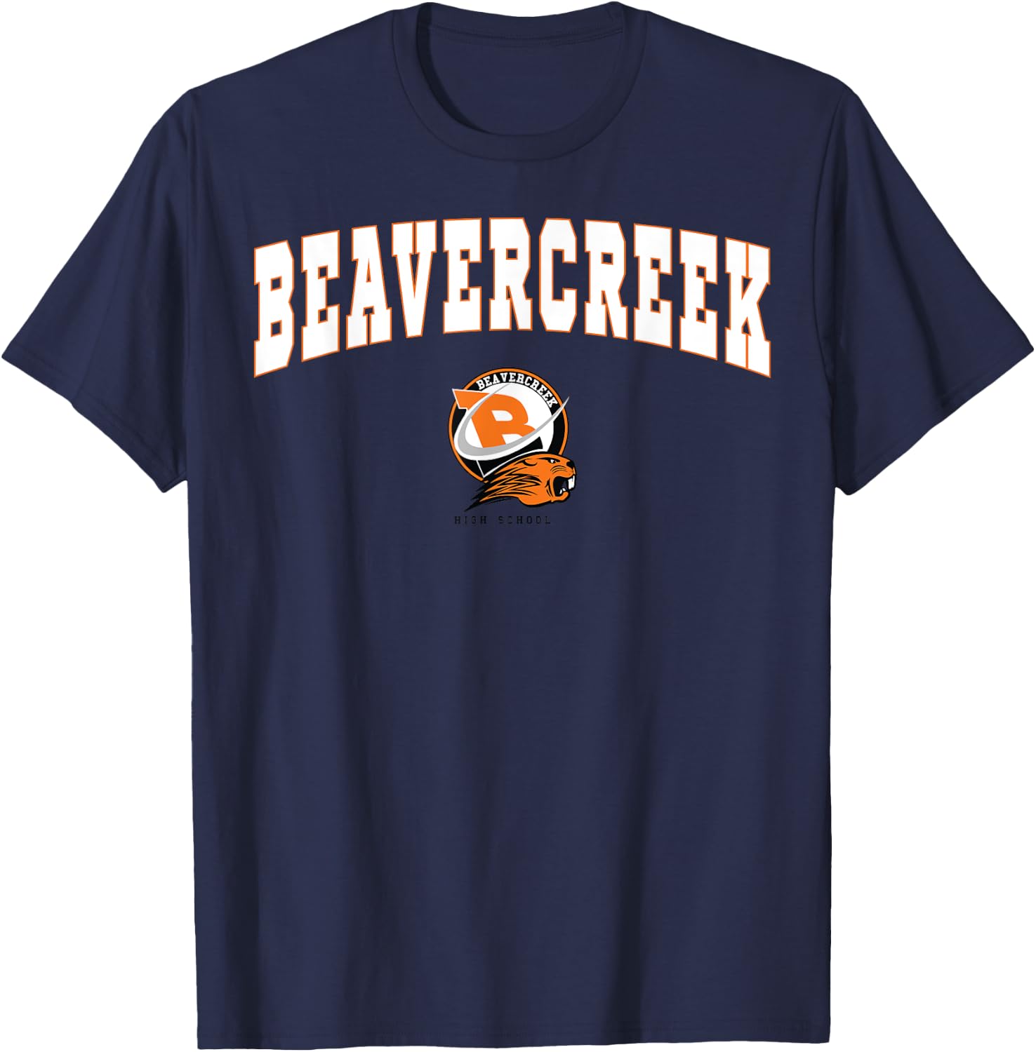 Beavercreek High School Beavers C2 T-Shirt - T-Shirt | Navy