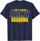 G2T Proud Army Family Proud Army Grandma Patriotic Pride Military Grandmother T-Shirt - T-Shirt | Navy