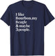 Beagle Funny Dog Owner Bourbon Whiskey Lover Gift Men T-Shirt - T-Shirt | Navy