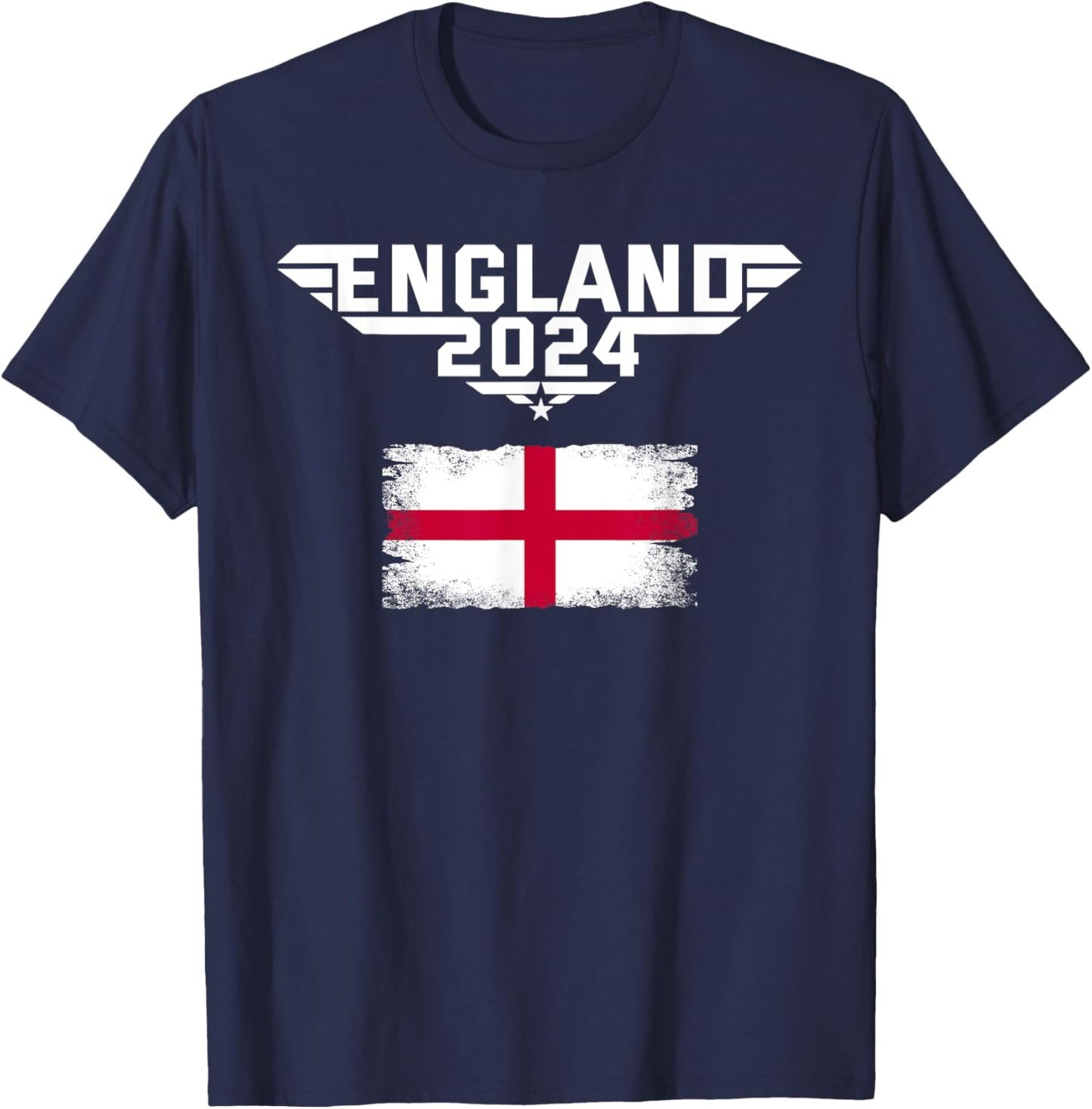 England 2024 Flag T-Shirt - T-Shirt | Navy