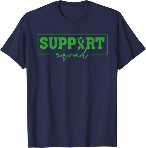 Support Squad Liver Cancer Awareness Green Ribbon