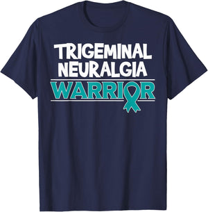 Gift TGN Patients - Trigeminal Neuralgia Warrior T-Shirt - T-Shirt | Navy