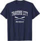 Traverse City Michigan Vintage Nautical Paddles Sports Oars T-Shirt - T-Shirt | Navy