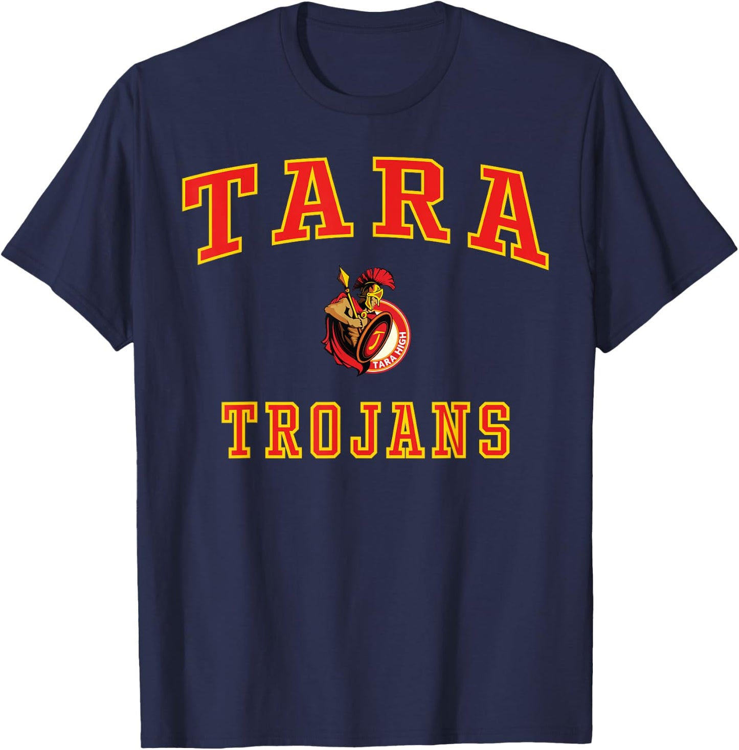 Tara High School Trojans C1 T-Shirt - T-Shirt | Navy