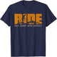 Mountain Bike Eat Sleep MTB Repeat Ride T-Shirt - T-Shirt | Navy