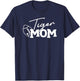 Tiger Mom Football Sports Fan T-Shirt - T-Shirt | Navy