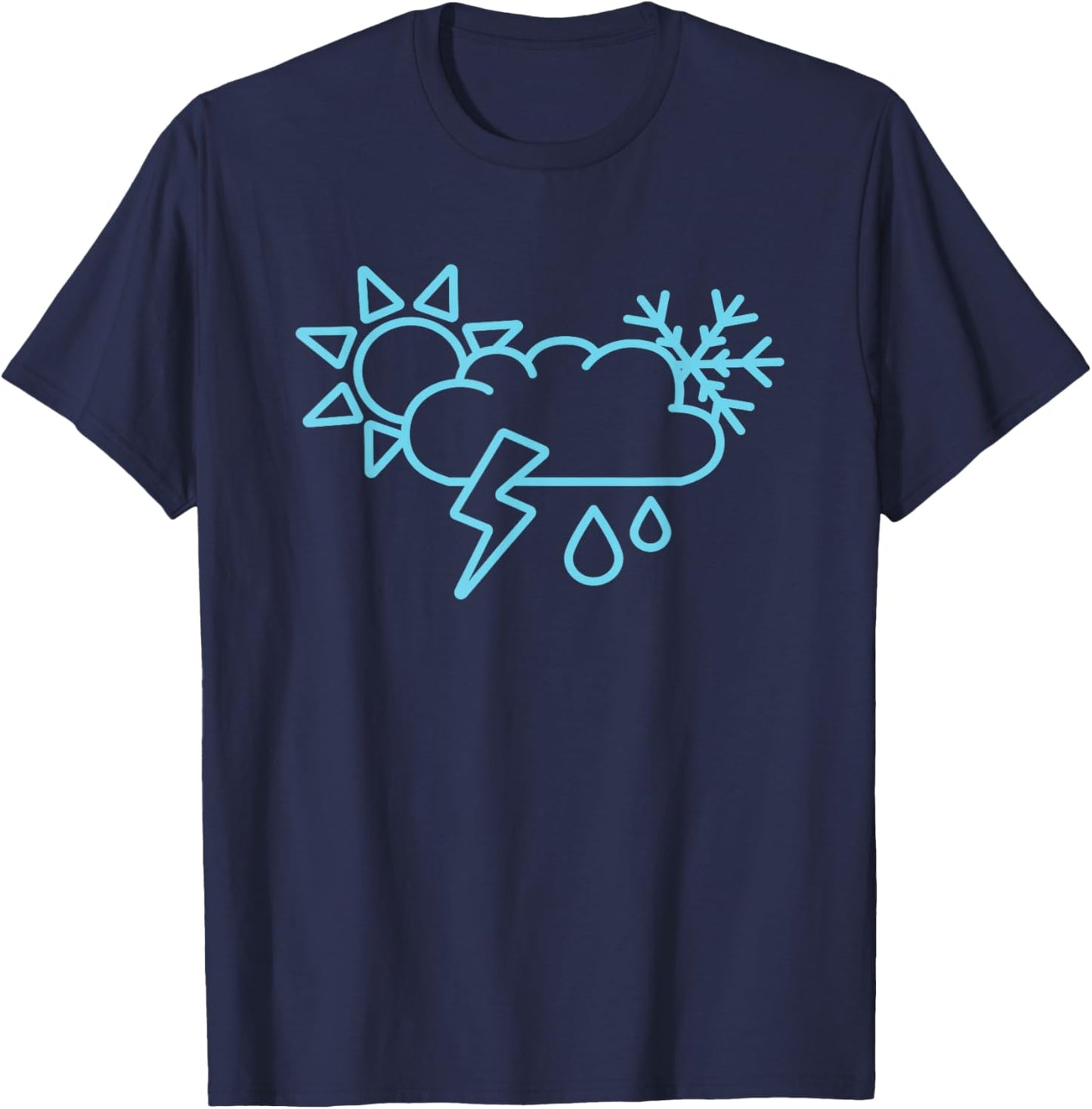 Future Meteorologist Storm Chasing Weather Radar Weatherman T-Shirt - T-Shirt | Navy