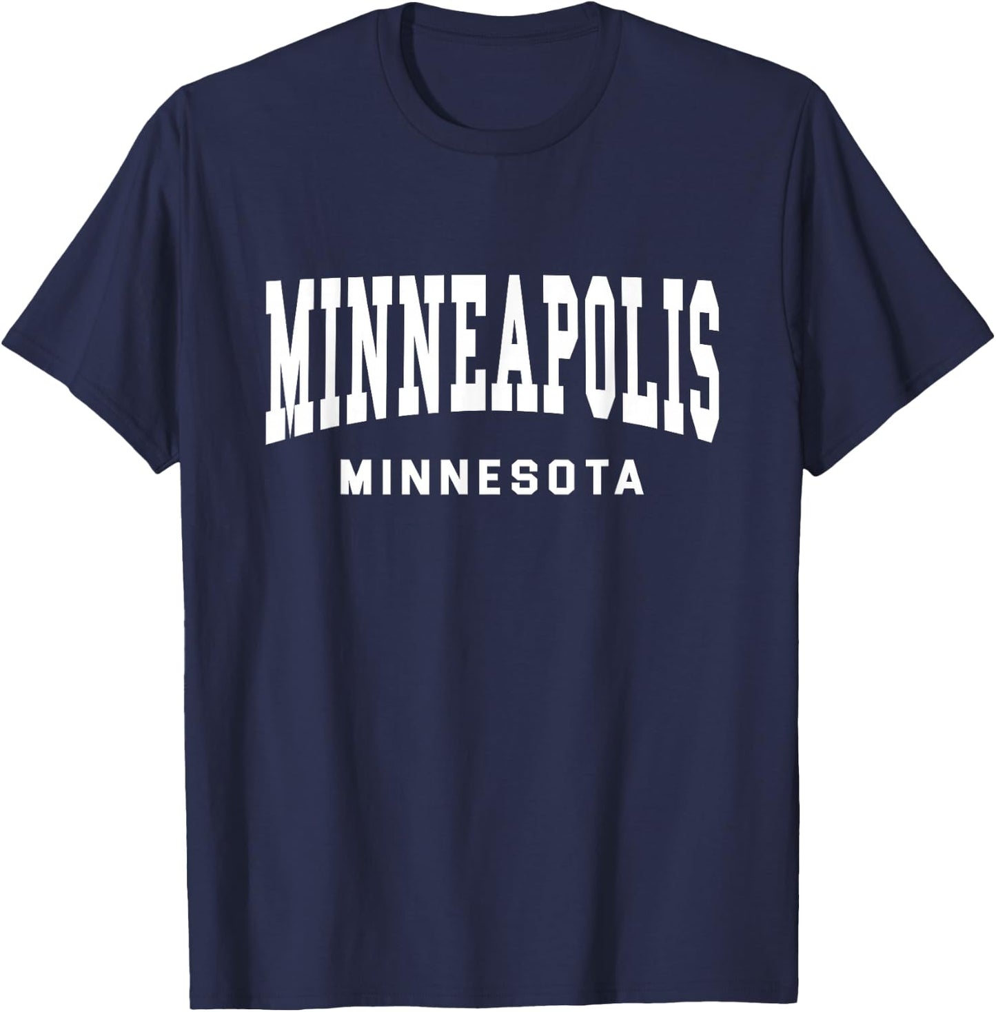 Minneapolis - Minnesota - Throwback Design - Classic T-Shirt - T-Shirt | Navy