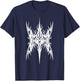 Futuristic Sigil Butteryfly Cyber Tattoo Cybersigilism Fans T-Shirt - T-Shirt | Navy