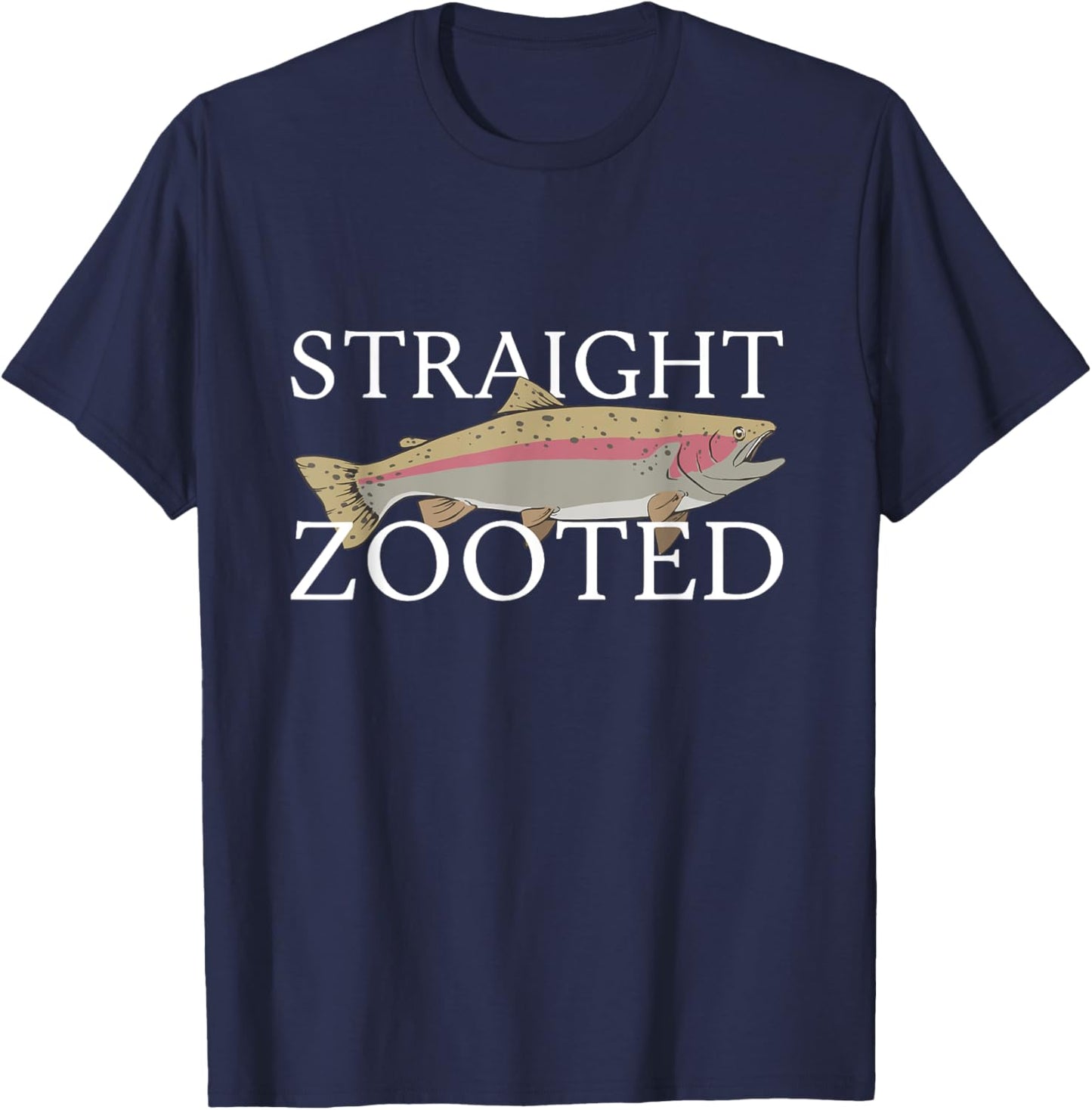 Straight Zooted T-Shirt - T-Shirt | Navy