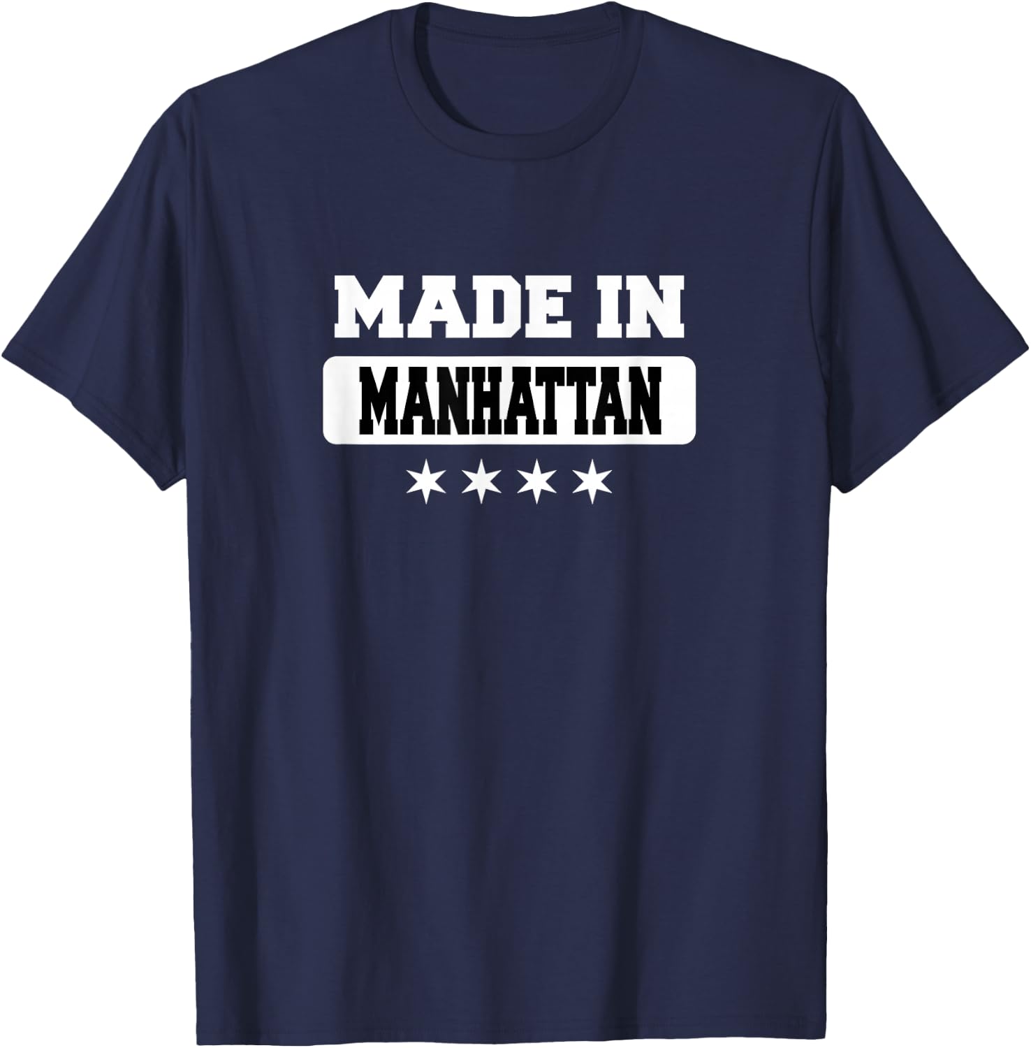 Manhattan - Made In Manhattan T-Shirt - T-Shirt | Navy