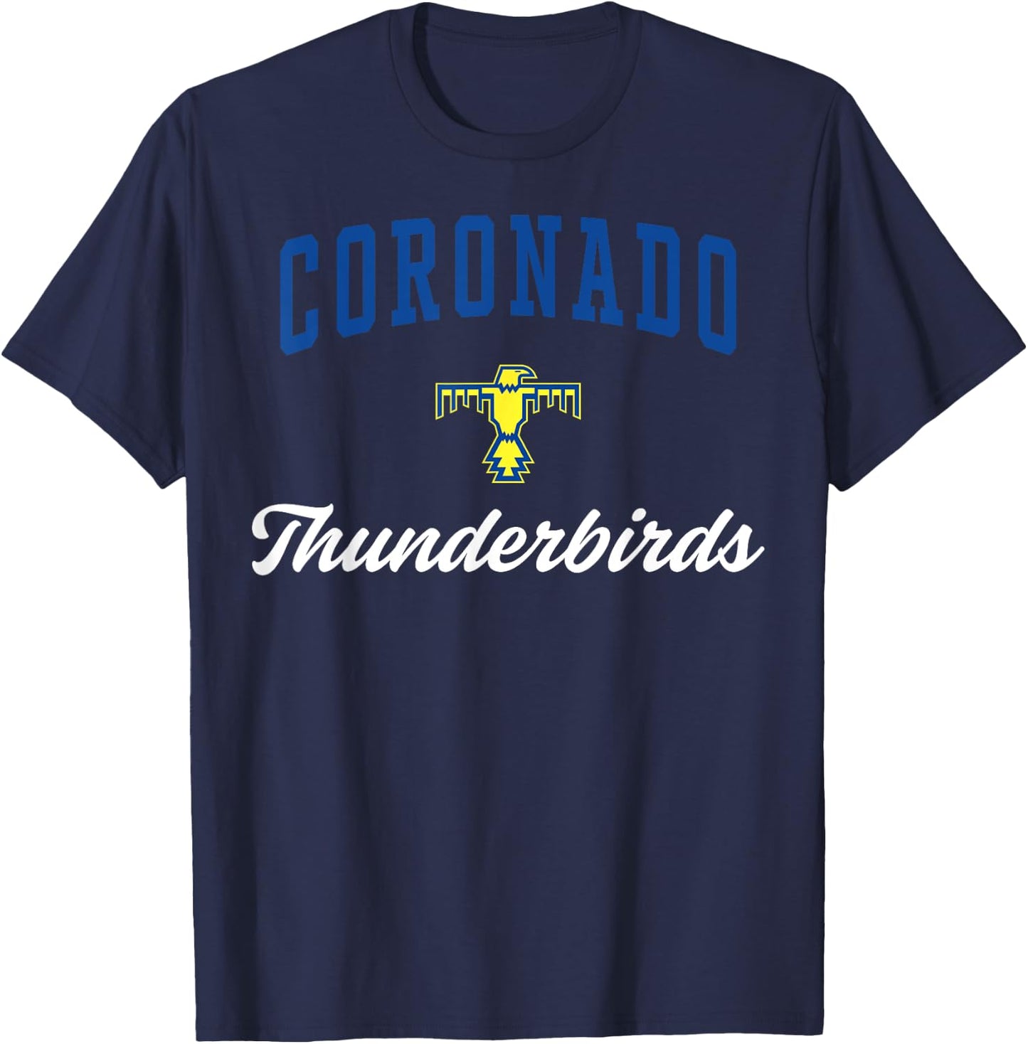 Coronado High School Thunderbirds C3 T-Shirt - T-Shirt | Navy